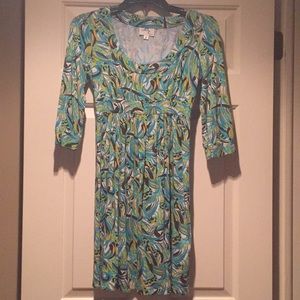 Milly Multi-Colored Dress/3/4 Sleeves.-S-